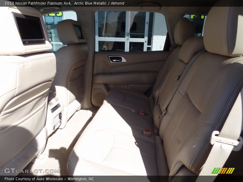 Arctic Blue Metallic / Almond 2013 Nissan Pathfinder Platinum 4x4