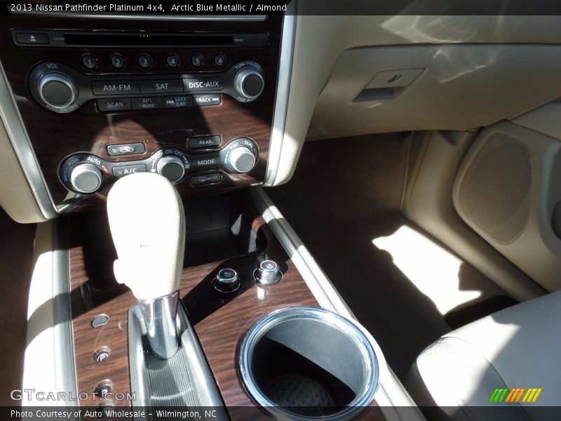 Arctic Blue Metallic / Almond 2013 Nissan Pathfinder Platinum 4x4
