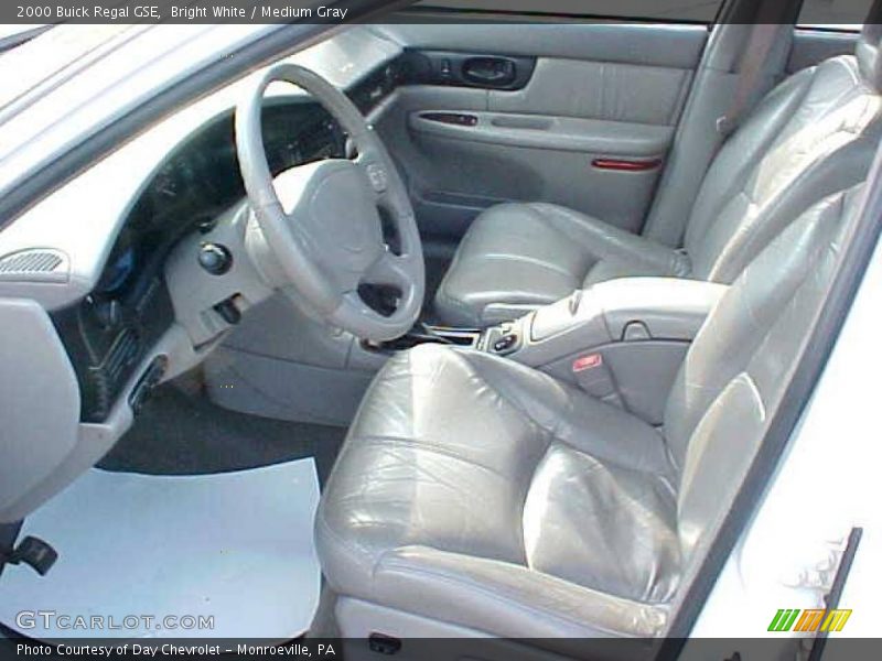 Bright White / Medium Gray 2000 Buick Regal GSE