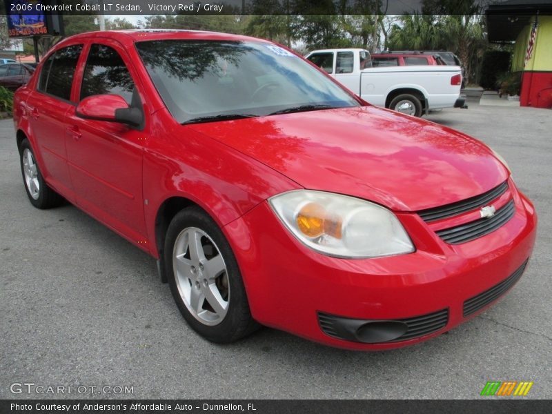 Victory Red / Gray 2006 Chevrolet Cobalt LT Sedan