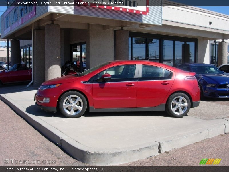 Crystal Red Tintcoat / Pebble Beige/Dark Accents 2013 Chevrolet Volt