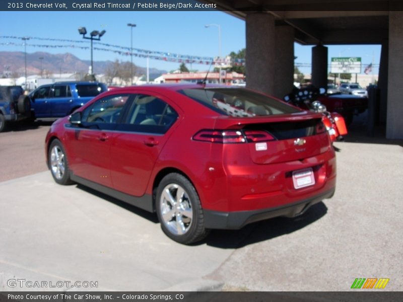 Crystal Red Tintcoat / Pebble Beige/Dark Accents 2013 Chevrolet Volt