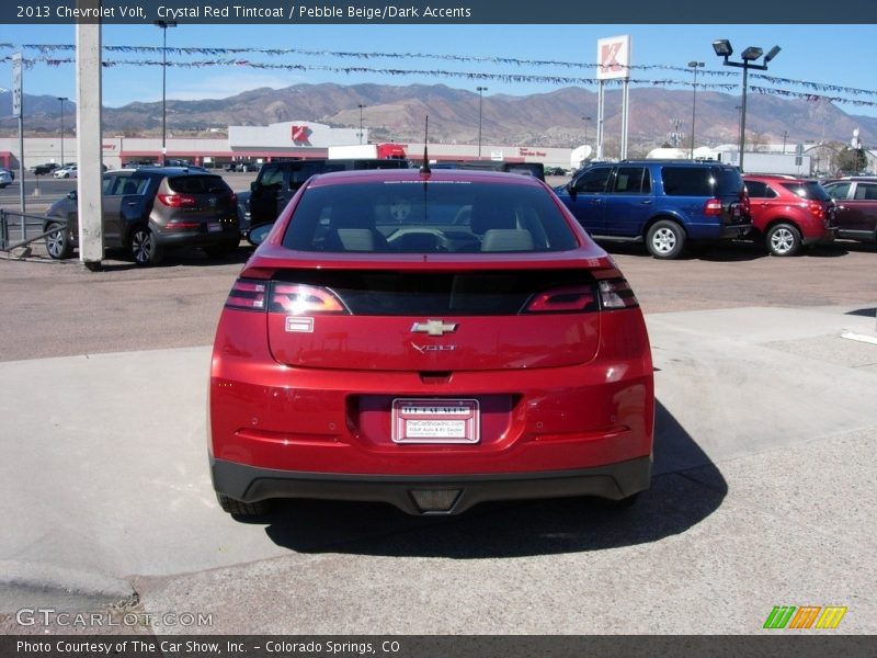 Crystal Red Tintcoat / Pebble Beige/Dark Accents 2013 Chevrolet Volt