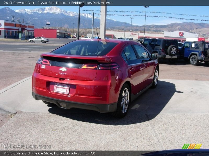 Crystal Red Tintcoat / Pebble Beige/Dark Accents 2013 Chevrolet Volt