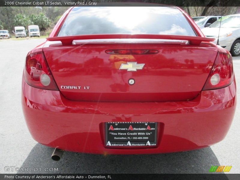 Victory Red / Gray 2006 Chevrolet Cobalt LT Sedan