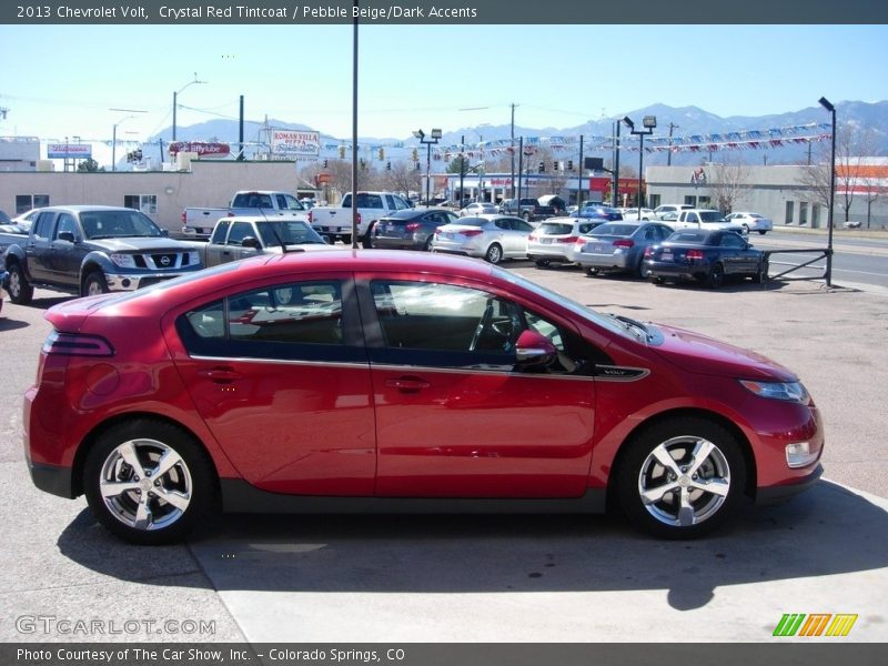 Crystal Red Tintcoat / Pebble Beige/Dark Accents 2013 Chevrolet Volt