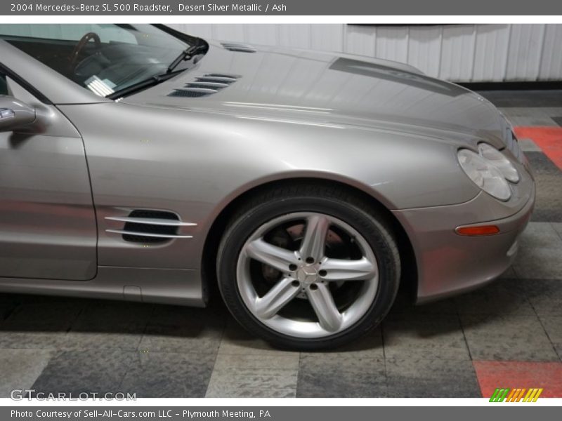 Desert Silver Metallic / Ash 2004 Mercedes-Benz SL 500 Roadster