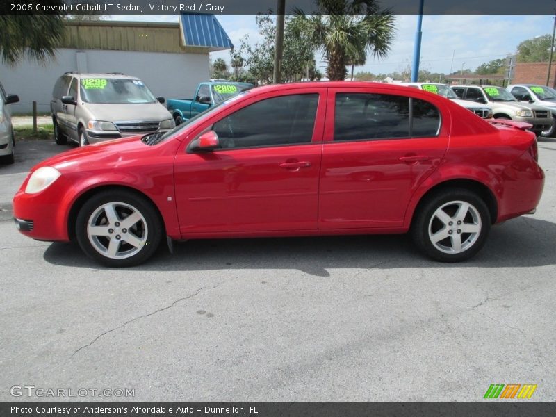 Victory Red / Gray 2006 Chevrolet Cobalt LT Sedan