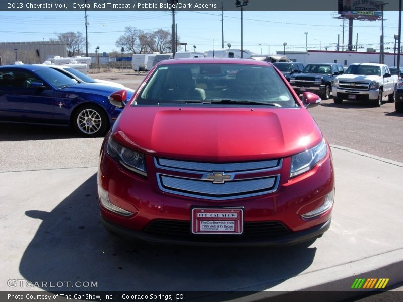 Crystal Red Tintcoat / Pebble Beige/Dark Accents 2013 Chevrolet Volt