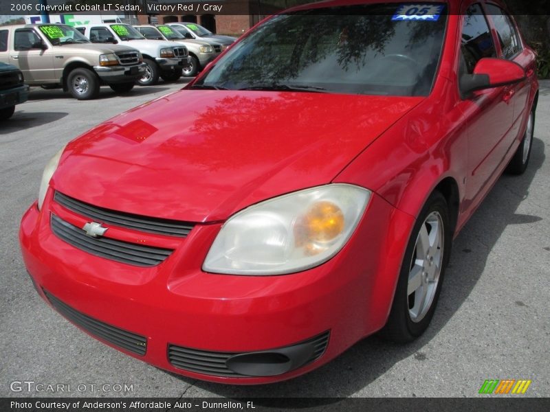 Victory Red / Gray 2006 Chevrolet Cobalt LT Sedan