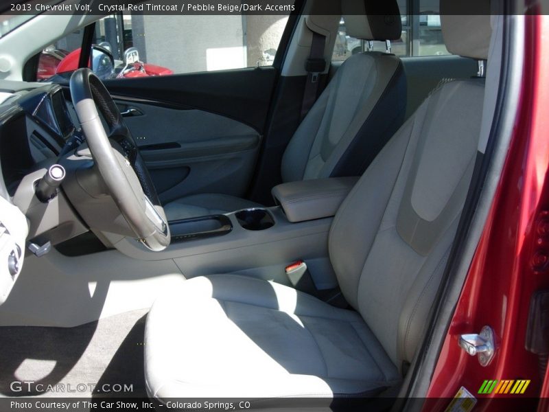 Crystal Red Tintcoat / Pebble Beige/Dark Accents 2013 Chevrolet Volt