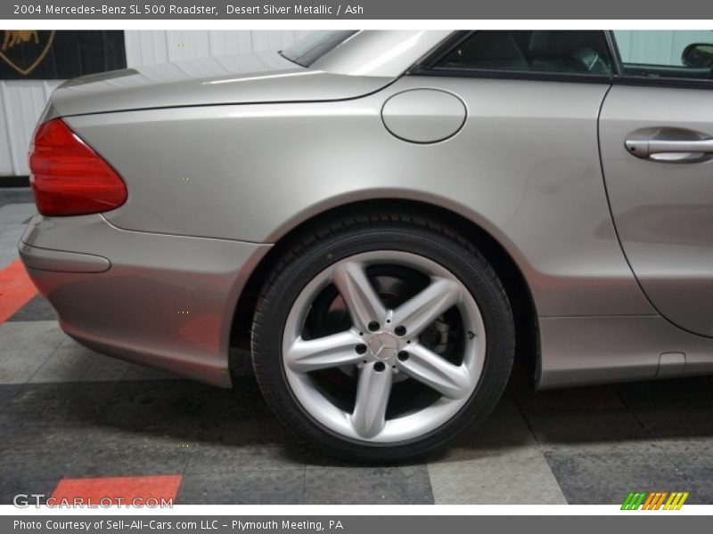 Desert Silver Metallic / Ash 2004 Mercedes-Benz SL 500 Roadster