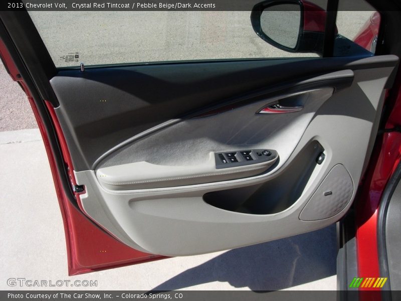 Crystal Red Tintcoat / Pebble Beige/Dark Accents 2013 Chevrolet Volt