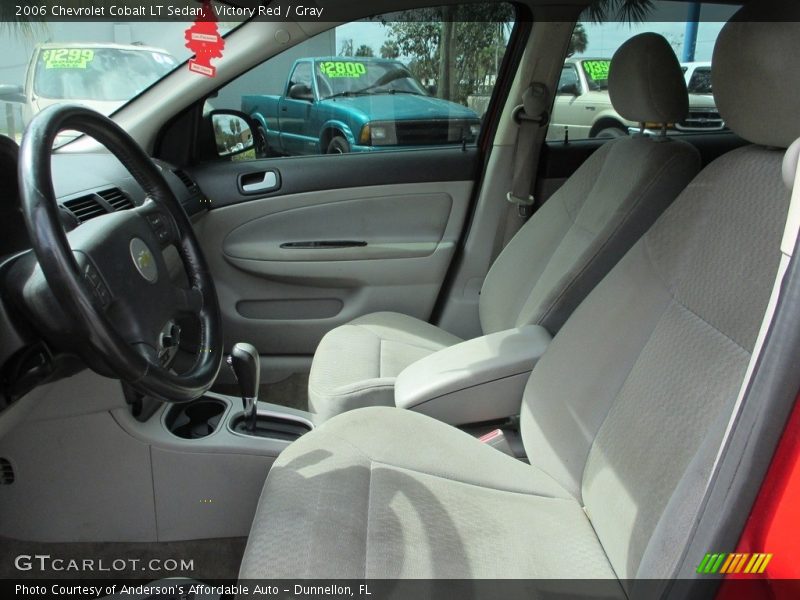 Victory Red / Gray 2006 Chevrolet Cobalt LT Sedan