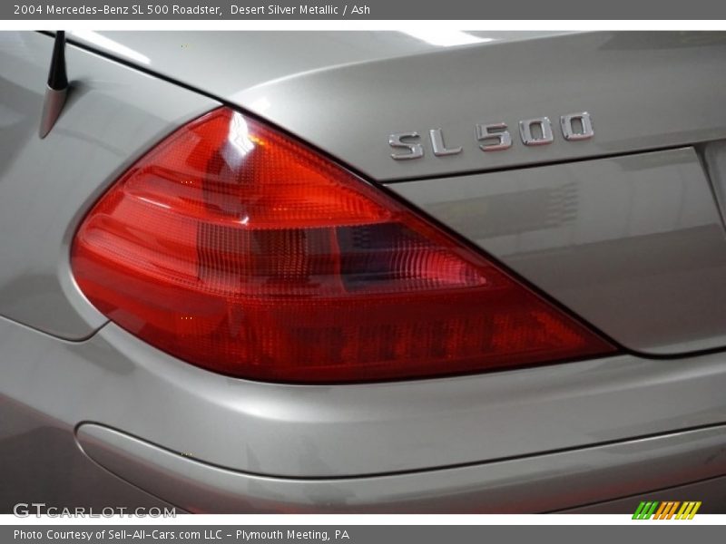 Desert Silver Metallic / Ash 2004 Mercedes-Benz SL 500 Roadster