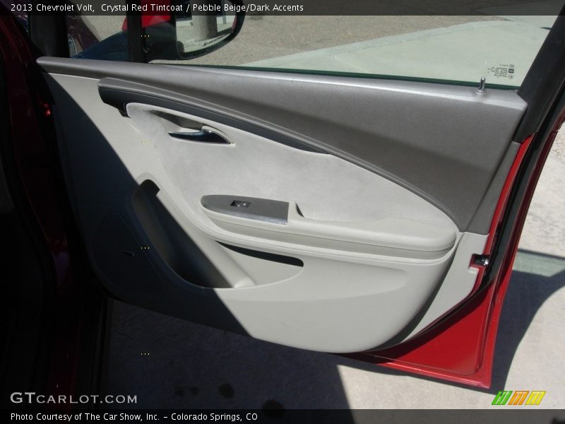 Crystal Red Tintcoat / Pebble Beige/Dark Accents 2013 Chevrolet Volt
