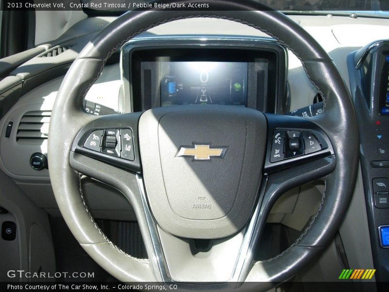 Crystal Red Tintcoat / Pebble Beige/Dark Accents 2013 Chevrolet Volt