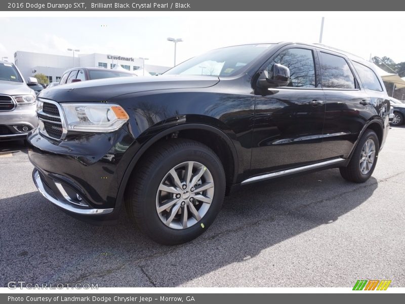 Brilliant Black Crystal Pearl / Black 2016 Dodge Durango SXT