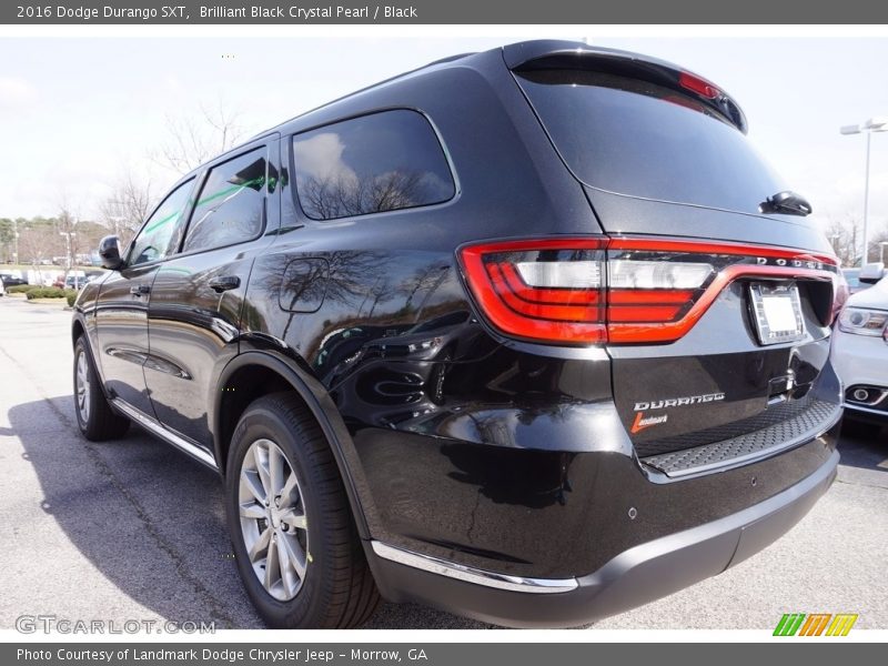 Brilliant Black Crystal Pearl / Black 2016 Dodge Durango SXT