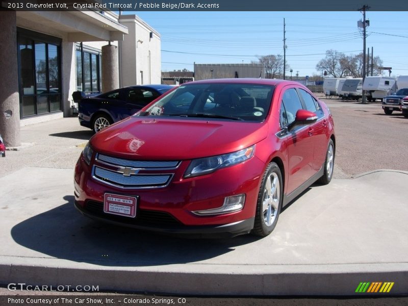 Crystal Red Tintcoat / Pebble Beige/Dark Accents 2013 Chevrolet Volt