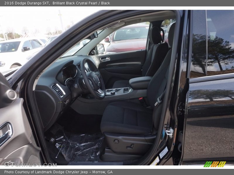 Brilliant Black Crystal Pearl / Black 2016 Dodge Durango SXT