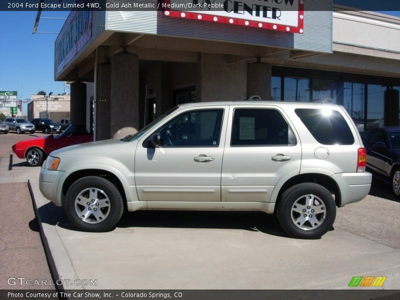 Gold Ash Metallic / Medium/Dark Pebble 2004 Ford Escape Limited 4WD