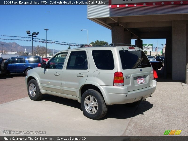 Gold Ash Metallic / Medium/Dark Pebble 2004 Ford Escape Limited 4WD