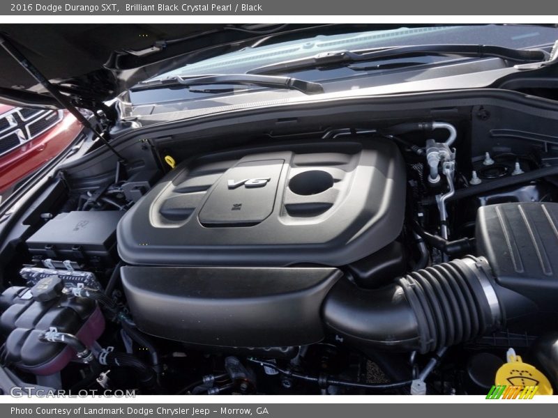 Brilliant Black Crystal Pearl / Black 2016 Dodge Durango SXT