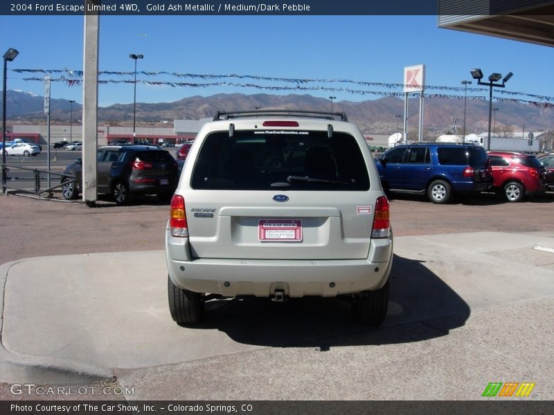 Gold Ash Metallic / Medium/Dark Pebble 2004 Ford Escape Limited 4WD