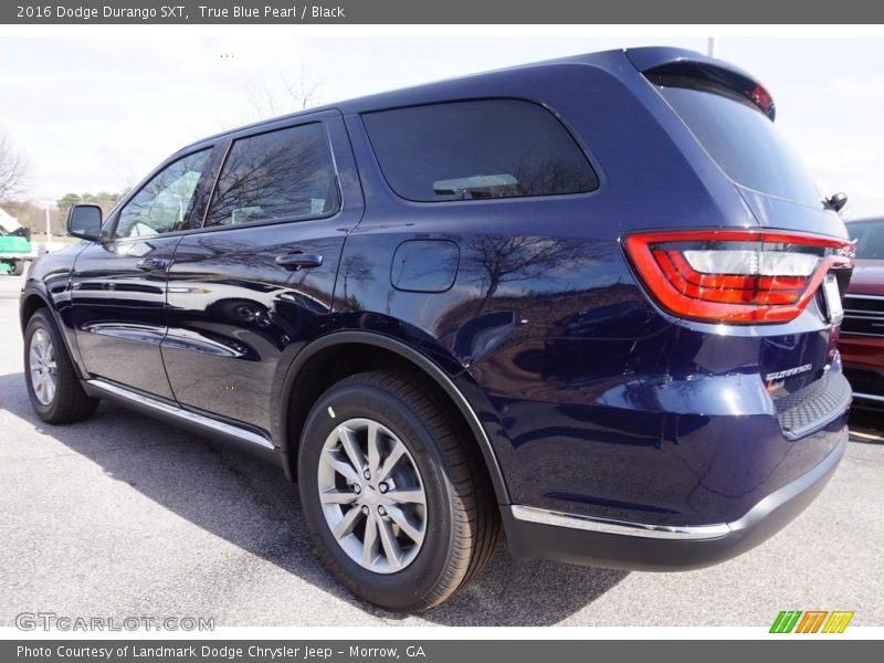 True Blue Pearl / Black 2016 Dodge Durango SXT