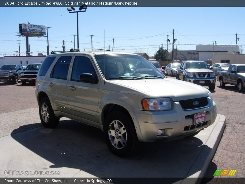 Gold Ash Metallic / Medium/Dark Pebble 2004 Ford Escape Limited 4WD