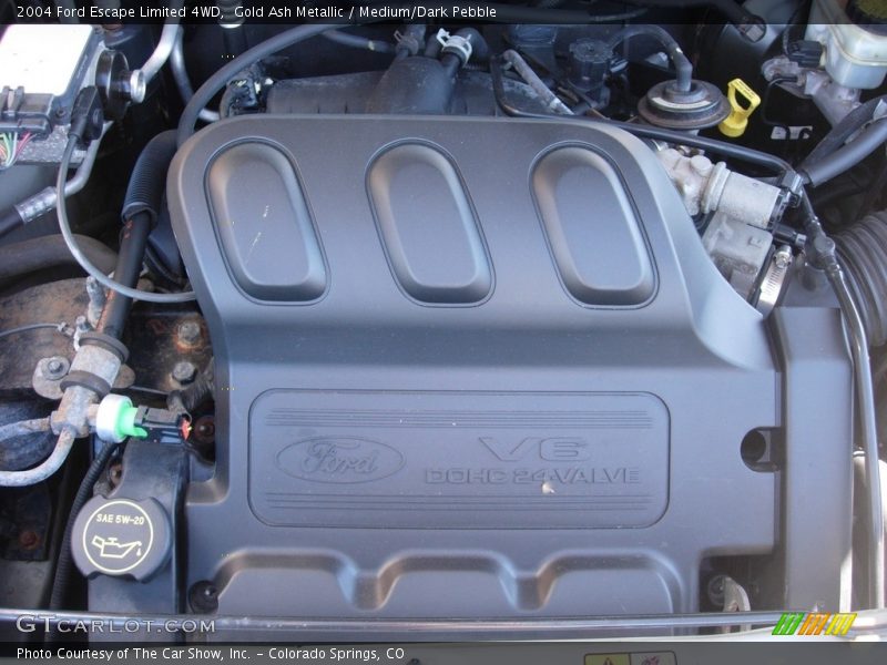 Gold Ash Metallic / Medium/Dark Pebble 2004 Ford Escape Limited 4WD
