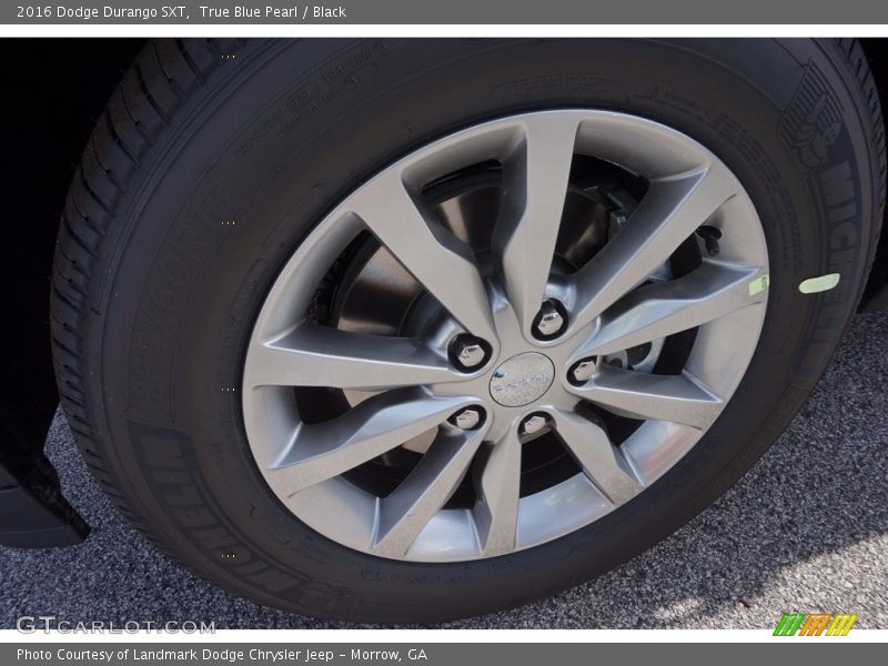 True Blue Pearl / Black 2016 Dodge Durango SXT