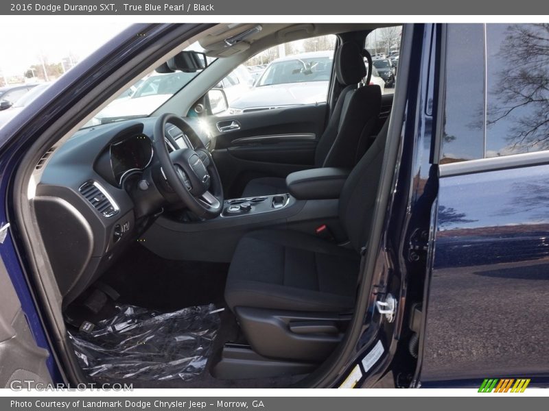 True Blue Pearl / Black 2016 Dodge Durango SXT