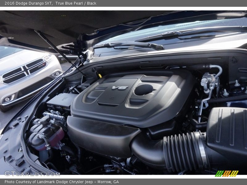 True Blue Pearl / Black 2016 Dodge Durango SXT