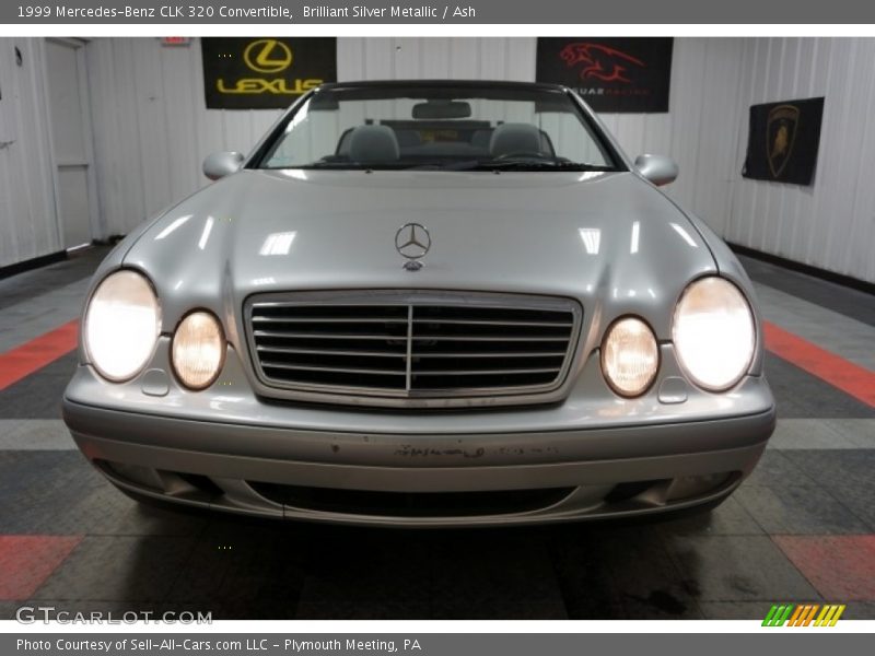 Brilliant Silver Metallic / Ash 1999 Mercedes-Benz CLK 320 Convertible