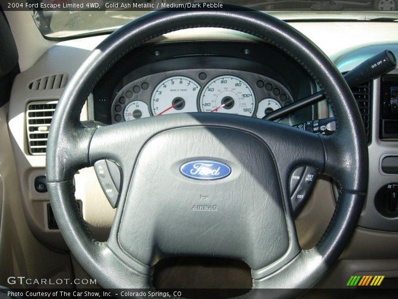 Gold Ash Metallic / Medium/Dark Pebble 2004 Ford Escape Limited 4WD