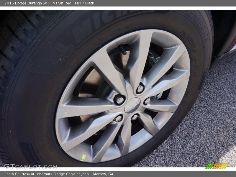 Velvet Red Pearl / Black 2016 Dodge Durango SXT