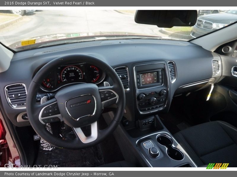 Velvet Red Pearl / Black 2016 Dodge Durango SXT