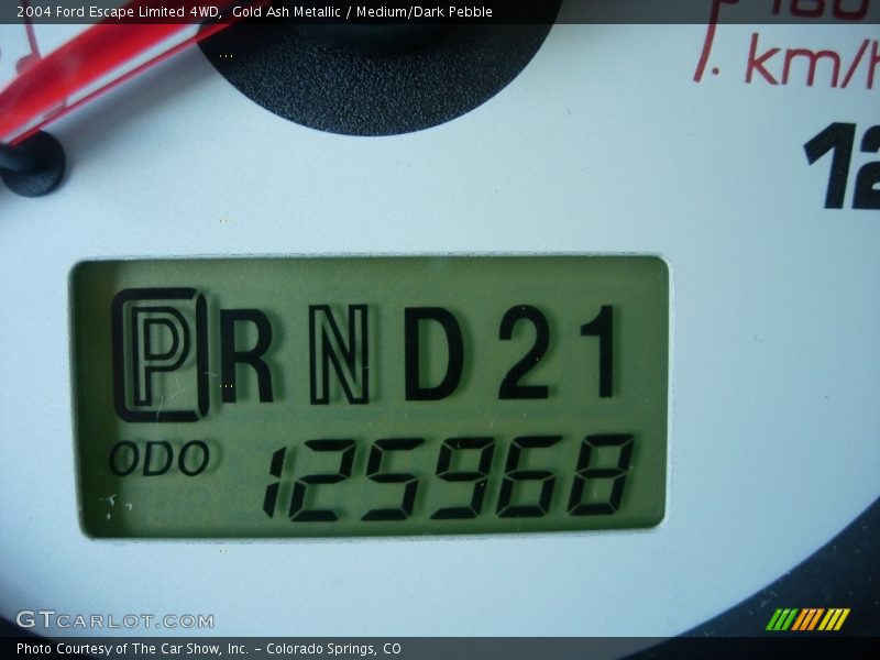 Gold Ash Metallic / Medium/Dark Pebble 2004 Ford Escape Limited 4WD