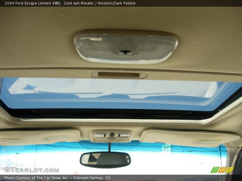 Gold Ash Metallic / Medium/Dark Pebble 2004 Ford Escape Limited 4WD