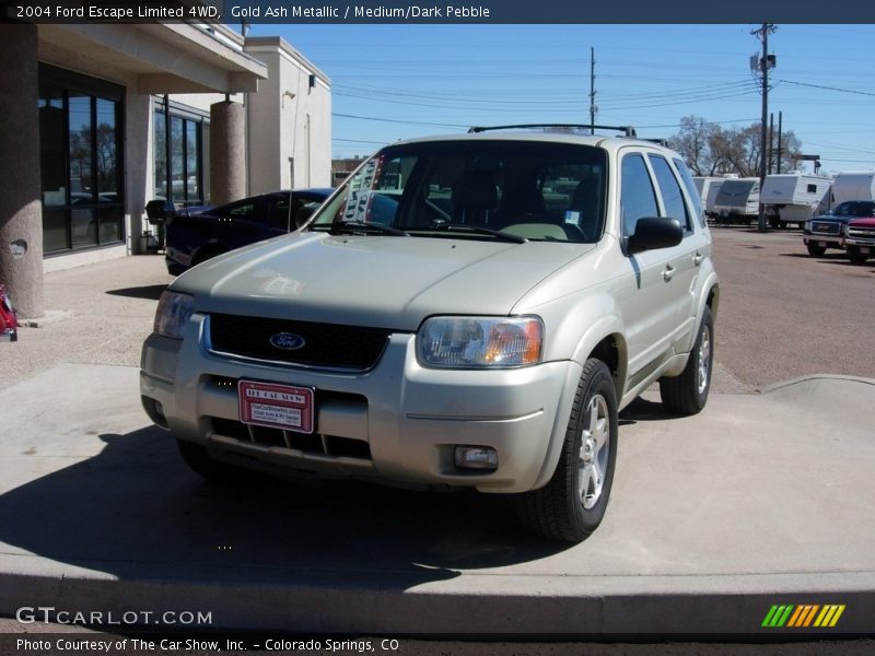 Gold Ash Metallic / Medium/Dark Pebble 2004 Ford Escape Limited 4WD