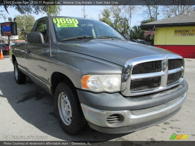Mineral Gray Metallic / Dark Slate Gray 2005 Dodge Ram 1500 ST Regular Cab