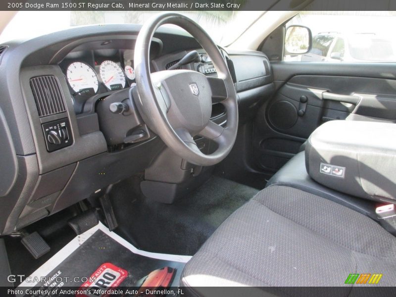 Mineral Gray Metallic / Dark Slate Gray 2005 Dodge Ram 1500 ST Regular Cab