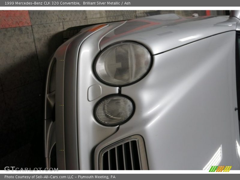 Brilliant Silver Metallic / Ash 1999 Mercedes-Benz CLK 320 Convertible