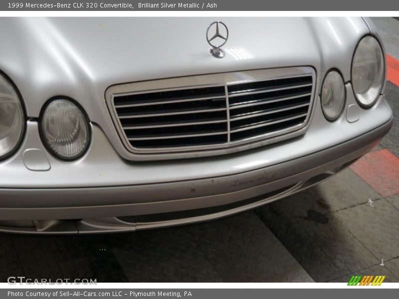 Brilliant Silver Metallic / Ash 1999 Mercedes-Benz CLK 320 Convertible