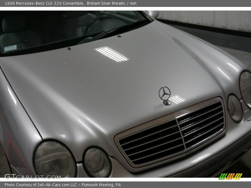 Brilliant Silver Metallic / Ash 1999 Mercedes-Benz CLK 320 Convertible