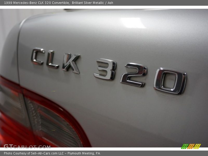 Brilliant Silver Metallic / Ash 1999 Mercedes-Benz CLK 320 Convertible