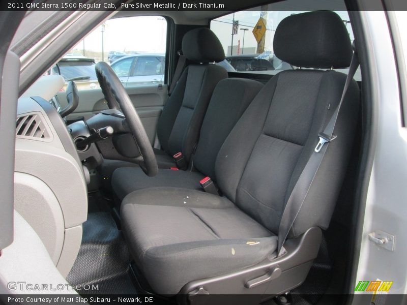 Pure Silver Metallic / Dark Titanium 2011 GMC Sierra 1500 Regular Cab