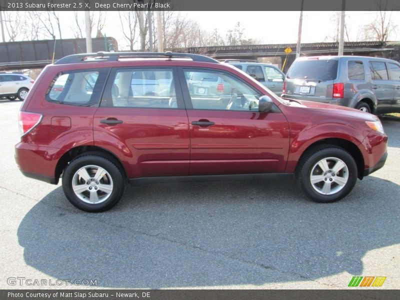 Deep Cherry Pearl / Black 2013 Subaru Forester 2.5 X